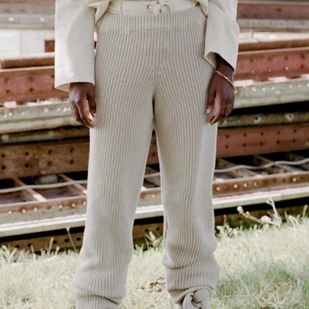 Baserange Mea Pants - SAND MELANGE / S
